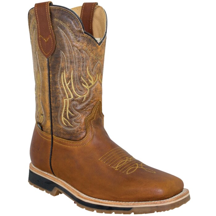 Botas Trabajo Steel Toe Establo Color Miel