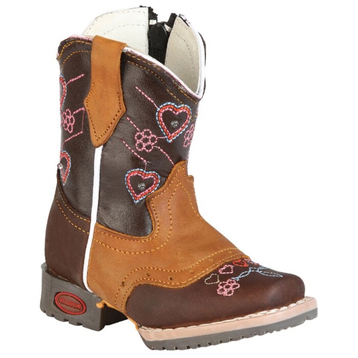 Botas Rodeo Para Bebé Niña Corazones El General 126576