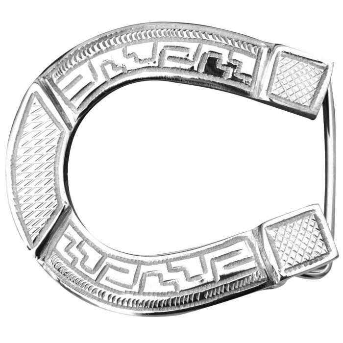 Hebilla Charra Herradura Con Grecas WD 11-1401