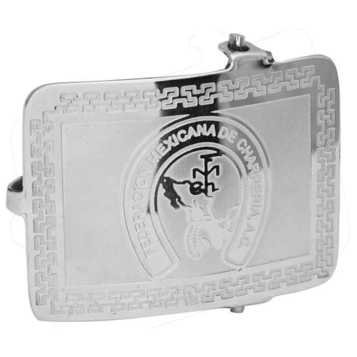 Hebilla Con Escude Federación Mexicana De Charrería A.C.