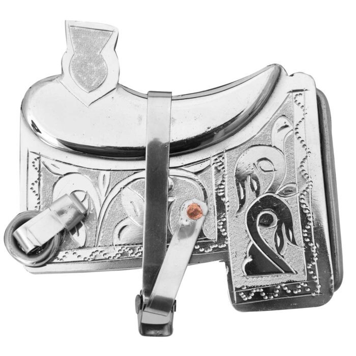 Hebilla Charra Montura Plateada WD 11-1408