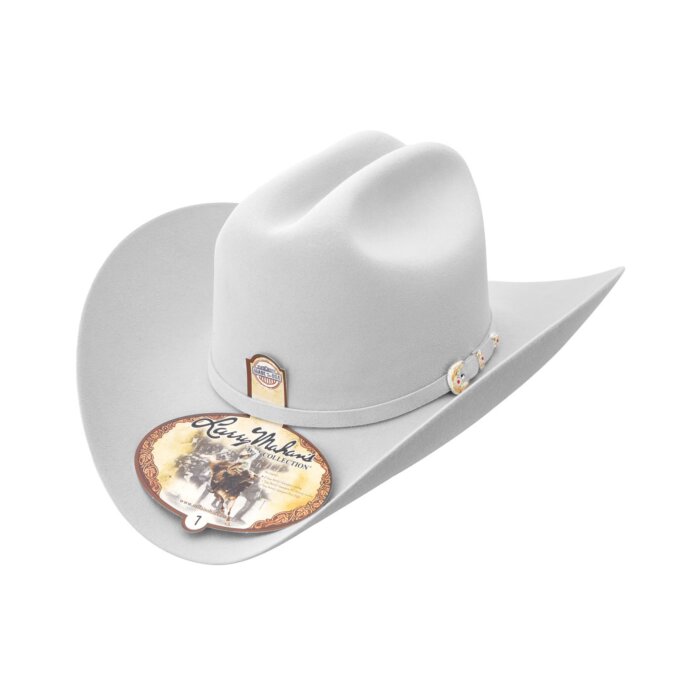 Texana Larry Mahan's Real 6X Brim 4" Color Platinum