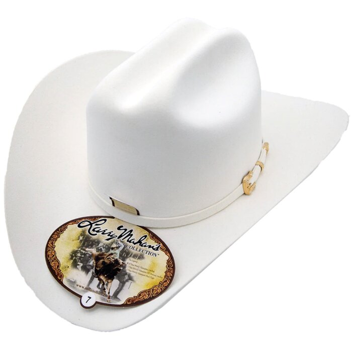 Texana Larry Mahan's Opulento 30X Brim 4" Color Blanco