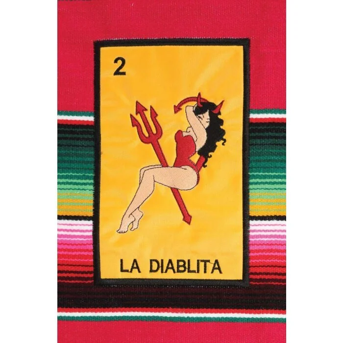 Mandil Artesanal Lotería La Diablita 603577 Multicolor