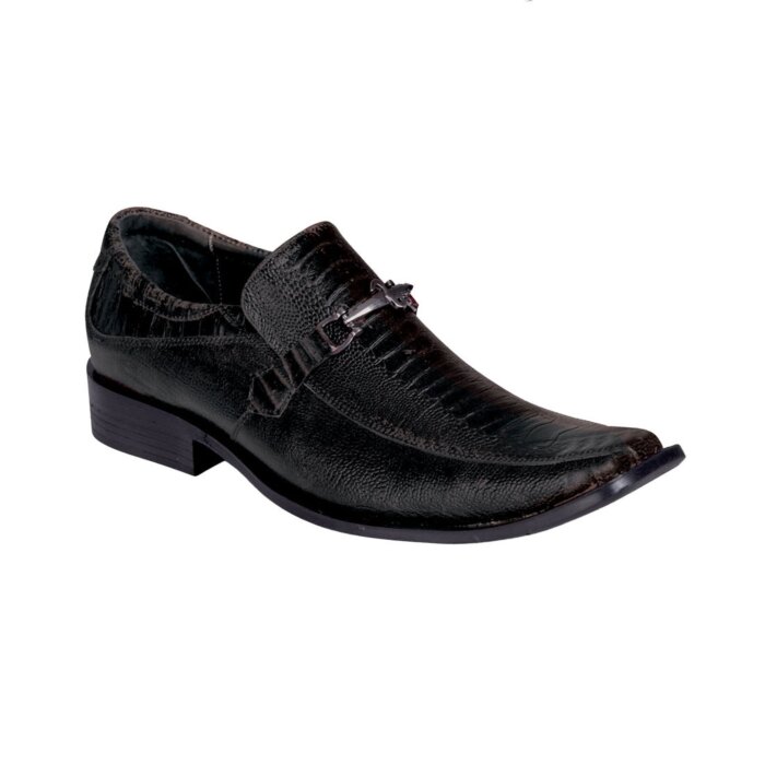 Zapatos Negros De Vestir Para Hombre Lamasini 8408