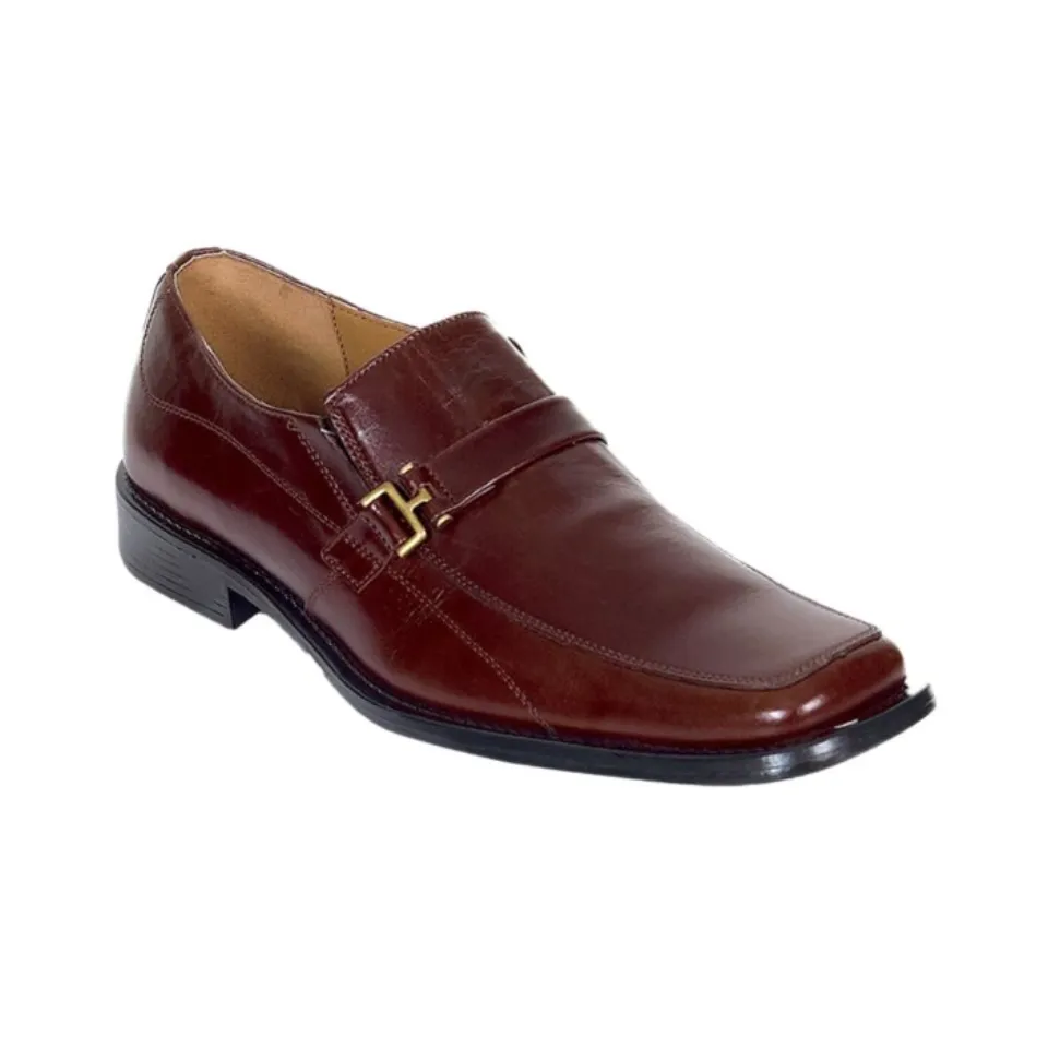 Zapato De Vestir Para Hombre Color Café Lamasini 3934