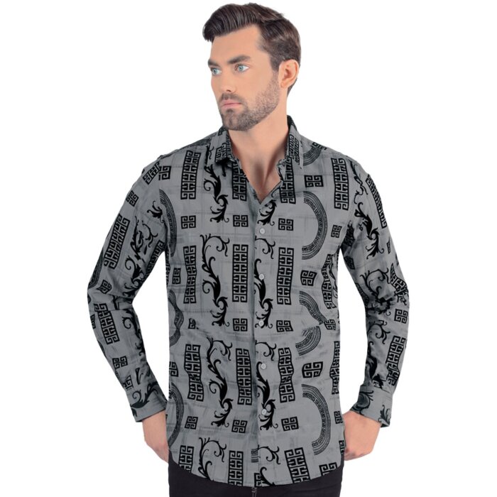 Camisa Gris Moder Fit Lamasini 3007