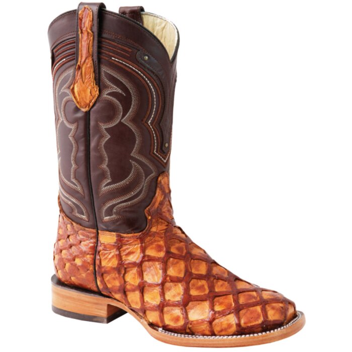 Botas Rodeo Exóticas Monster Fish Miel 100 Años 44606
