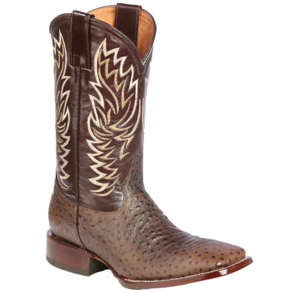 Botas Rodeo Avestruz Imitación Color Grim El General 126523