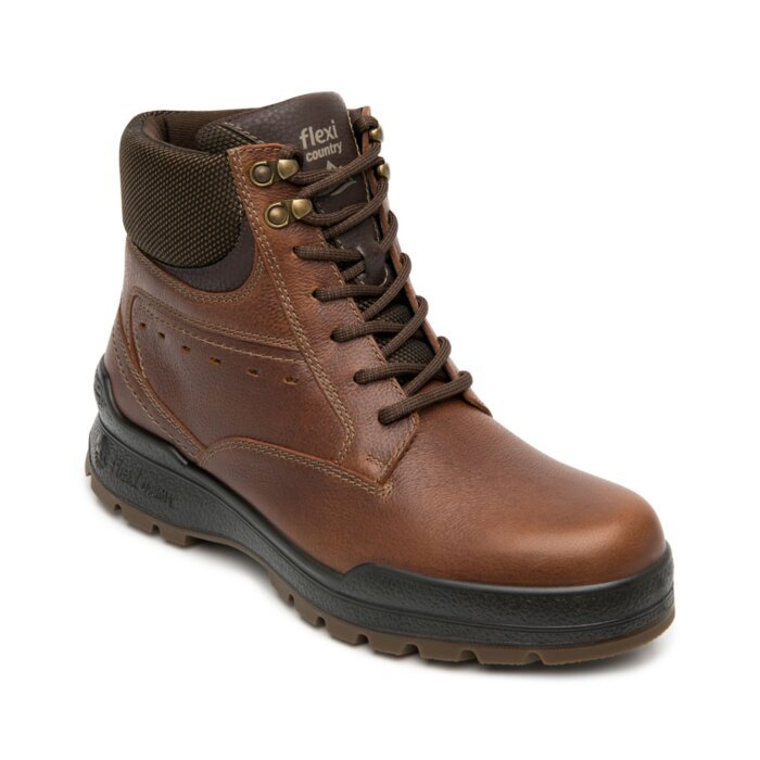 Botín Flexi Outdoor Para Hombre 406005 Color Tan