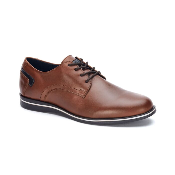 Zapato Oxford Clásico De Piel Para Hombre 300-7426