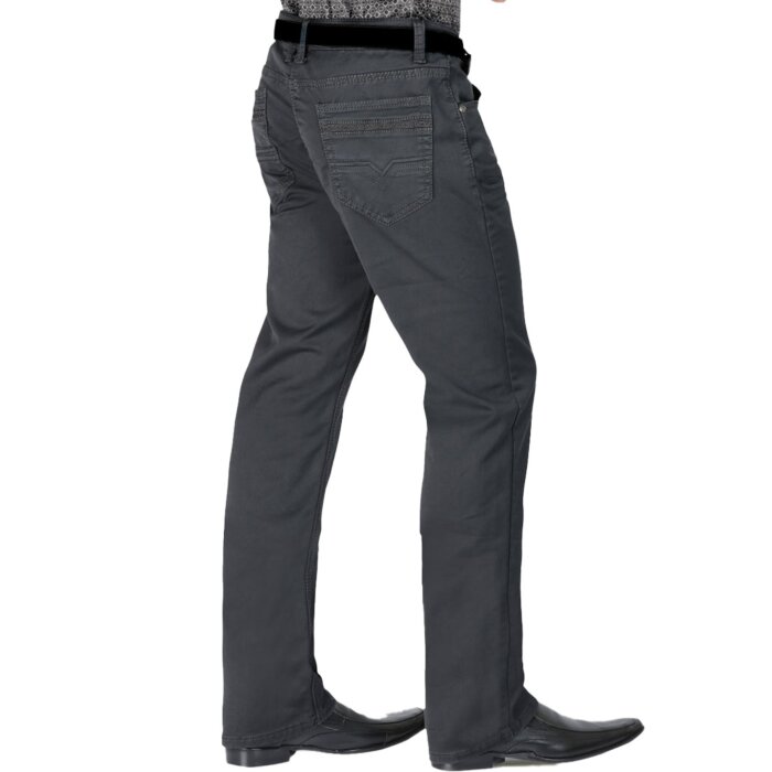 Pantalón Stretch Color Charcoal Para Hombre Montero 5601