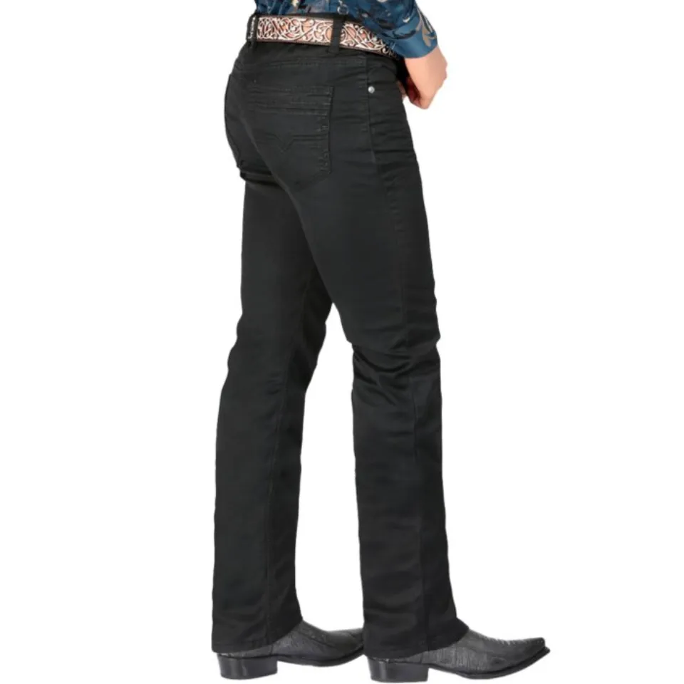 Pantalón Stretch Color Negro Para Hombre Montero 5601
