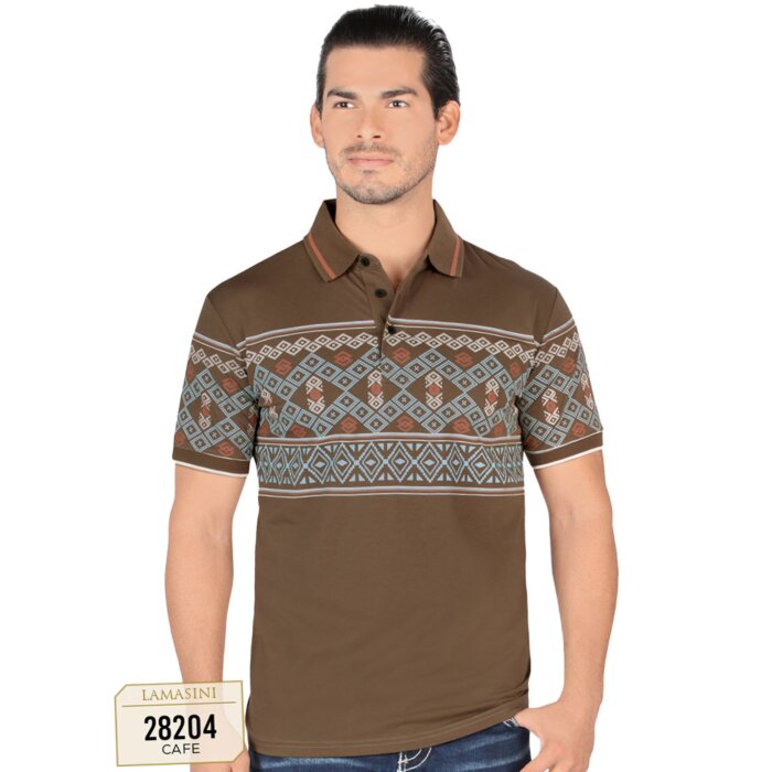 Playera De Moda Color Café Moda Lamasini 28204