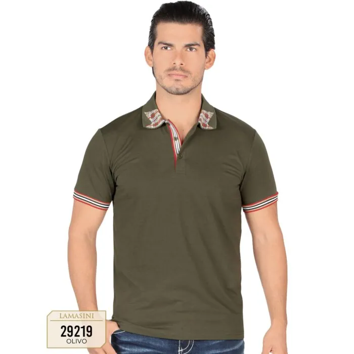 Playera Lamasini De Moda Color Olivo 29219