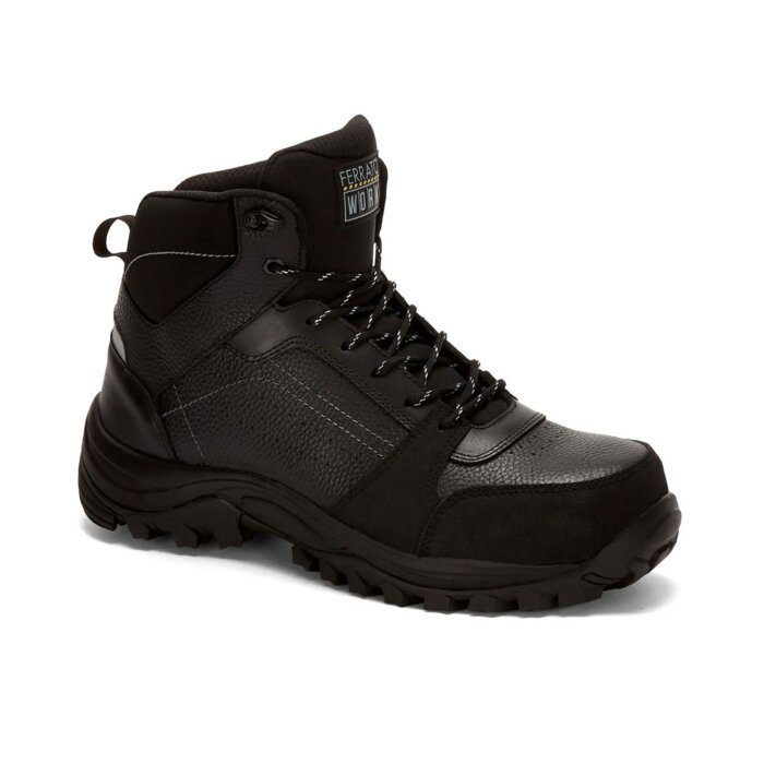Botin Dieléctrico Ferrato Work Puntera Policarbonato Color Negro