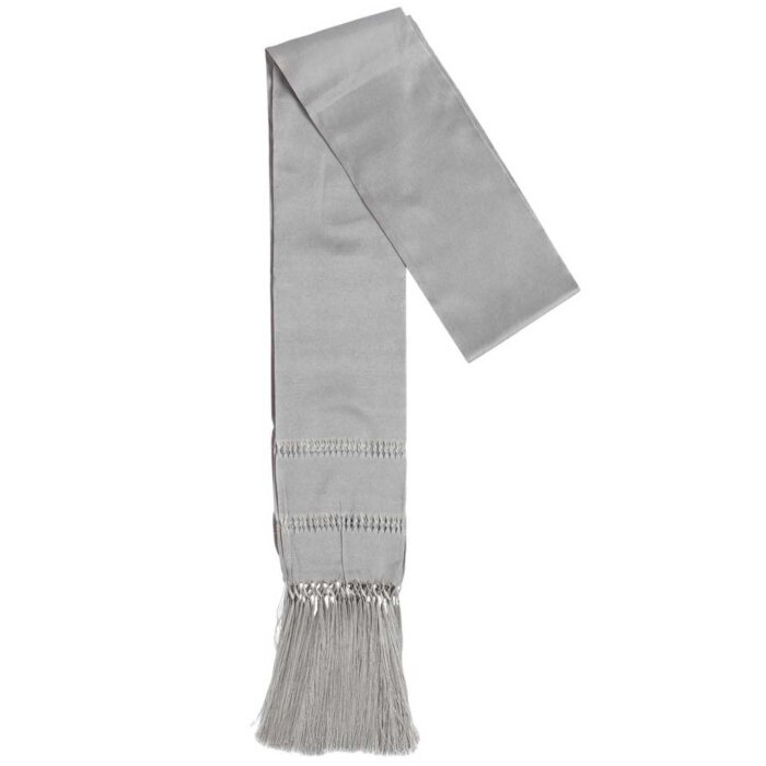 Rebozo De Seda Santa María Plata 600227