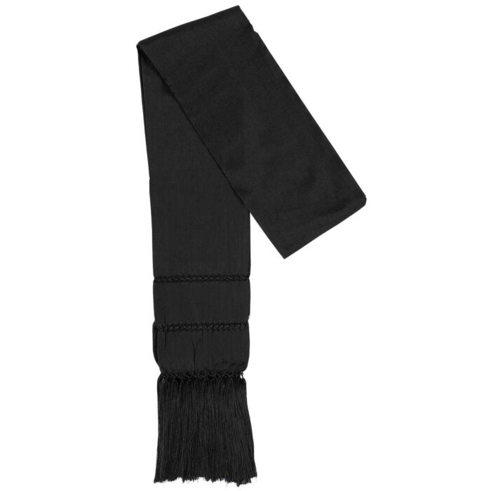 Rebozo De Seda Santa María Negro 600229