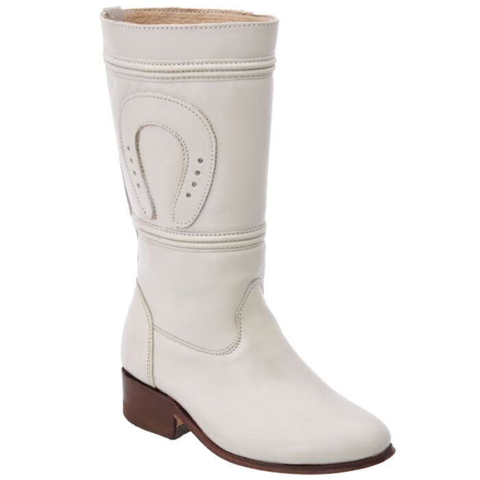 Botas Escaramuza Juvenil Piel Napa Hueso WD 11-366