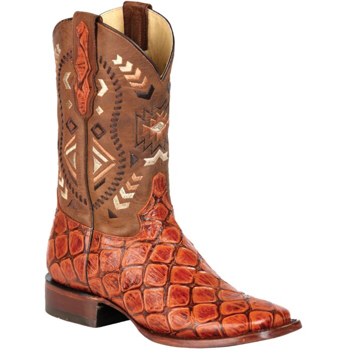Botas Rodeo Imitación Amazon Monster El General 51245 Color Shedrón