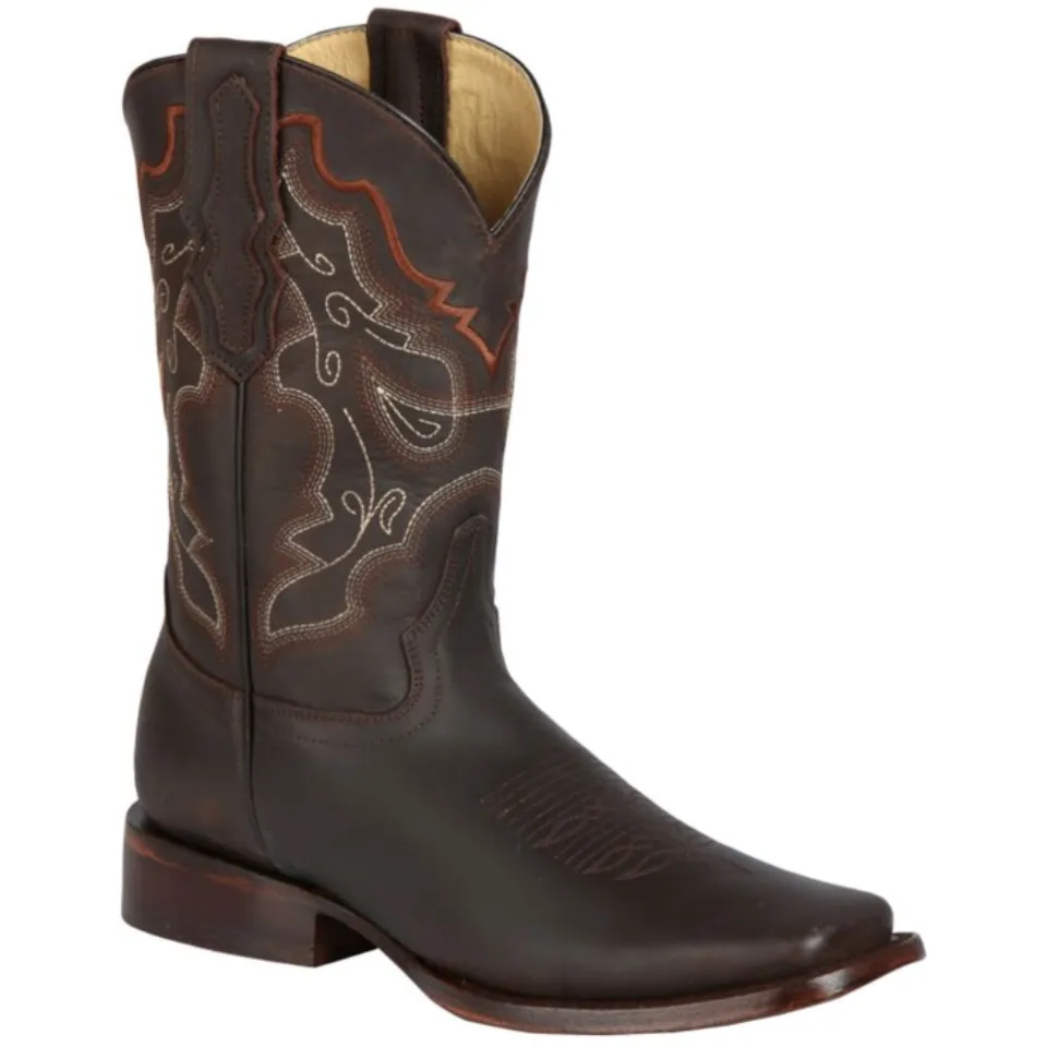 Botas Rodeo Piel Crazy Color Café El General 44656
