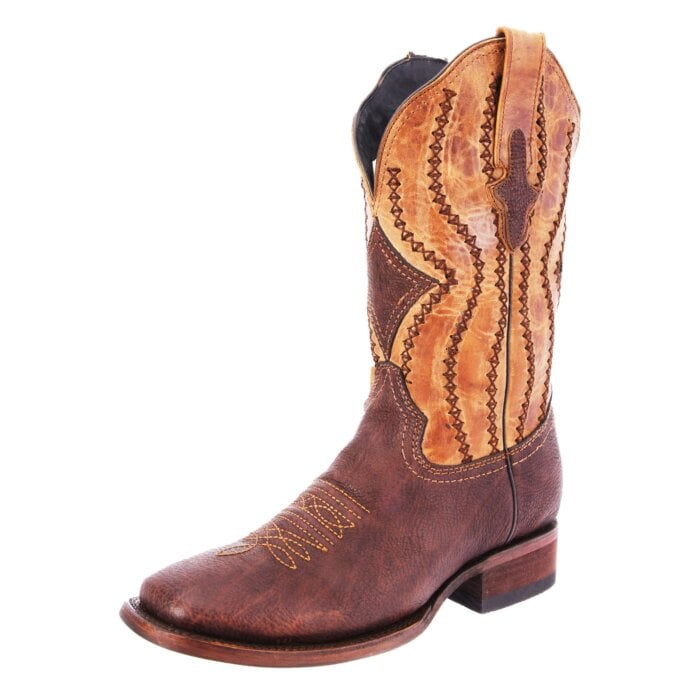 Botas Rodeo Piel Shoulder Color Café WD 11-274