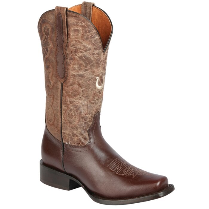 Bota Rodeo Pull Up Color Café Para Mujer El General 44851