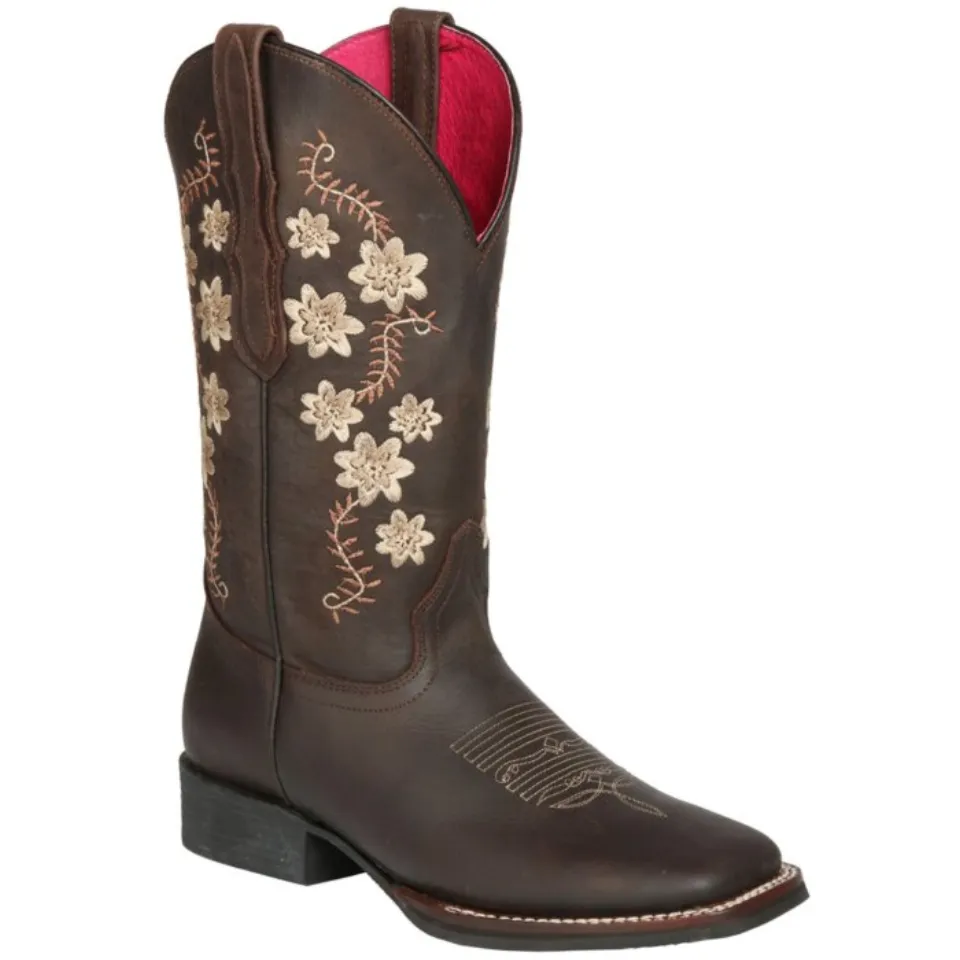 Bota RodeoTexas Para Mujer Color Café El General 44641