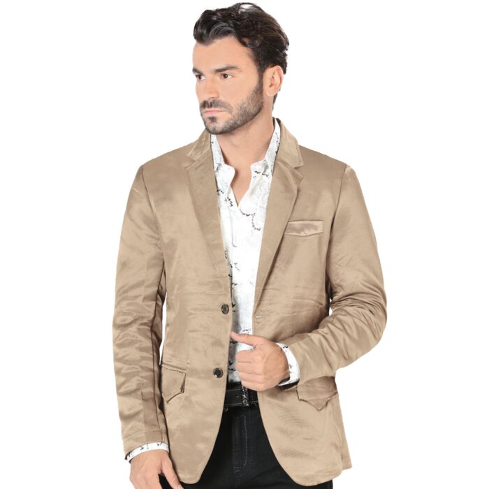 Saco Fino Para Hombre Color Beige