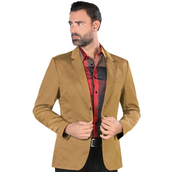 Saco Para Hombre Moda Montero Color Mostaza 5174