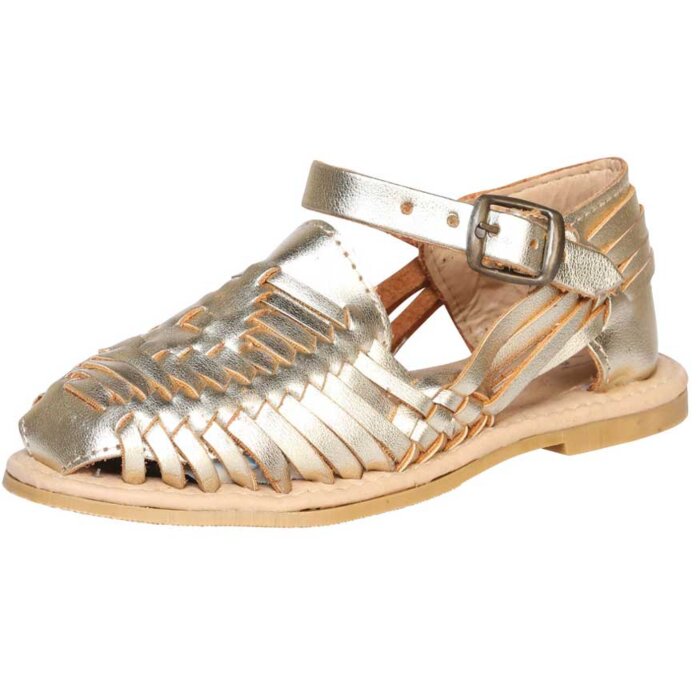 Huarache Para Niña Panchito Artesanal 601956 Dorado