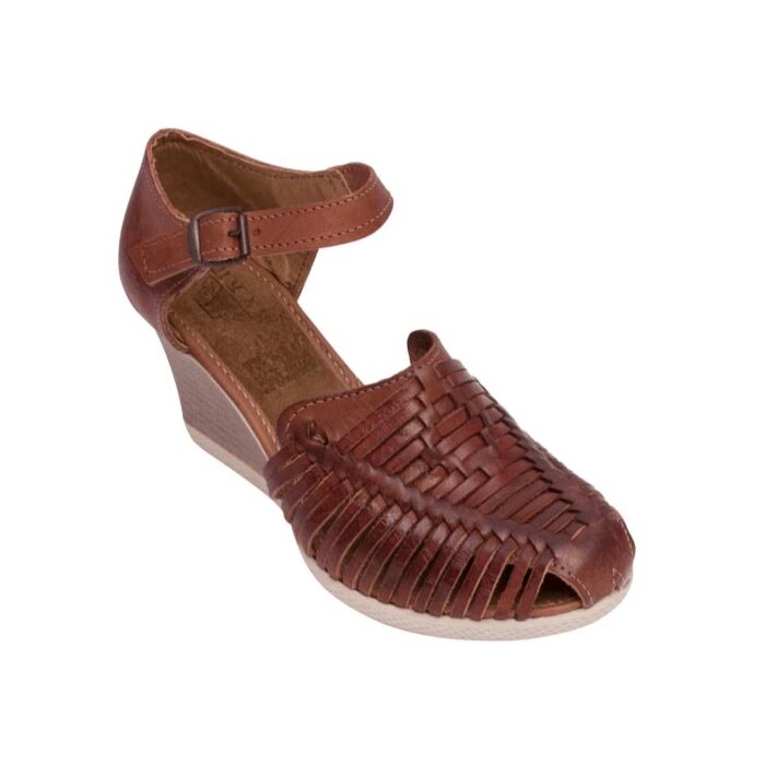 Huarache Tacón En Piel Semi-Cerrado HP1123T