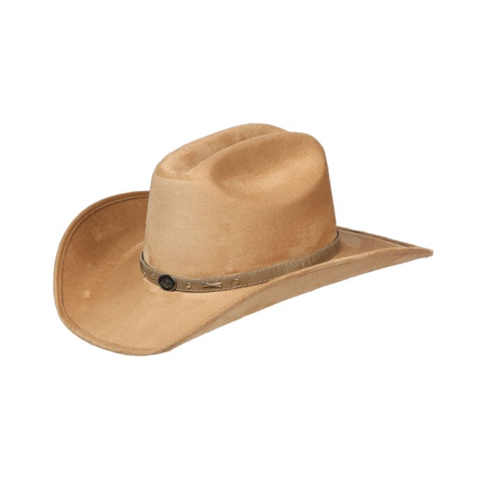 Sombrero De Gamuza Color Camel 44256