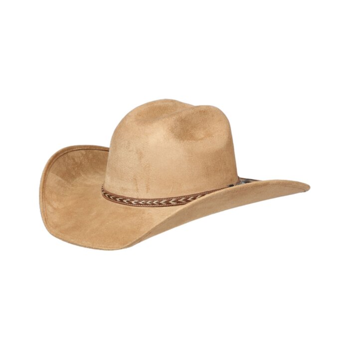 Sombrero De Gamuza Color Camel 44261