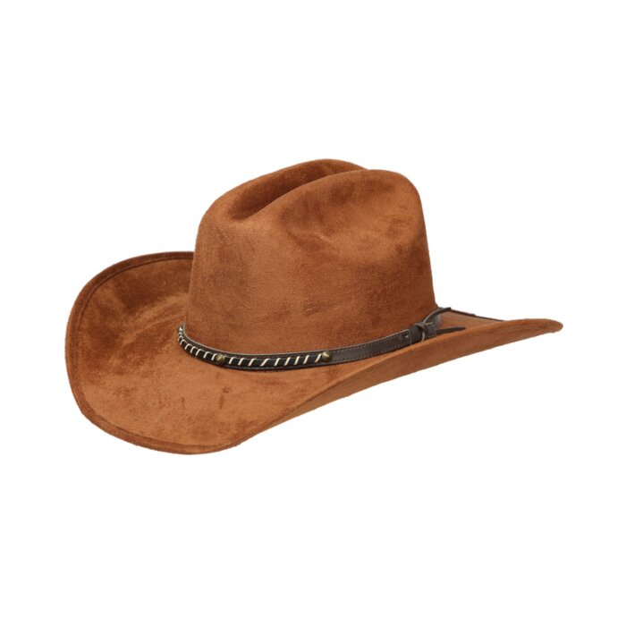 Sombrero Monterrey De Gamuza Tabaco 44257