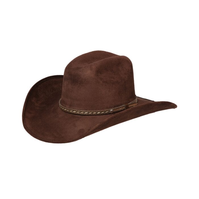 Sombrero Horma Toro De Gamuza Color Choco 44260