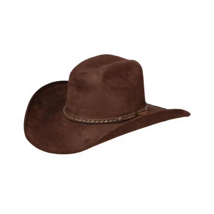 Sombrero Horma Toro De Gamuza Color Choco 44260