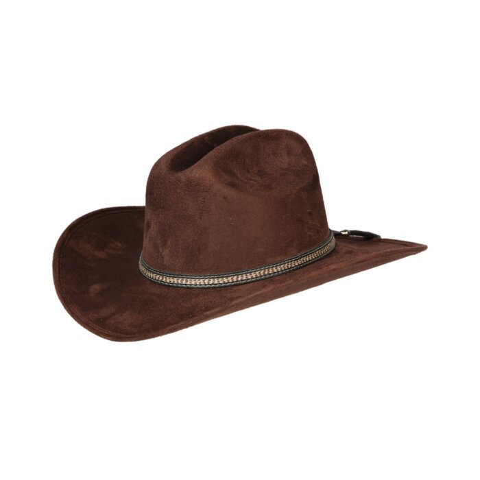Sombrero Infantil Vaquero Gamuza Chocolate 44246