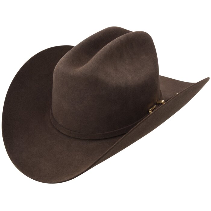Texana Pelo De Castor 10X Color Café Brim 4 White Diamond 11-630