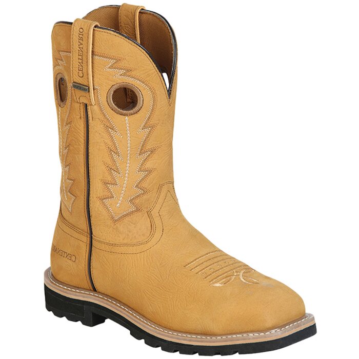 Bota Waterproof Para Trabajo Fiber Toe Color Trigo Centenario 126720