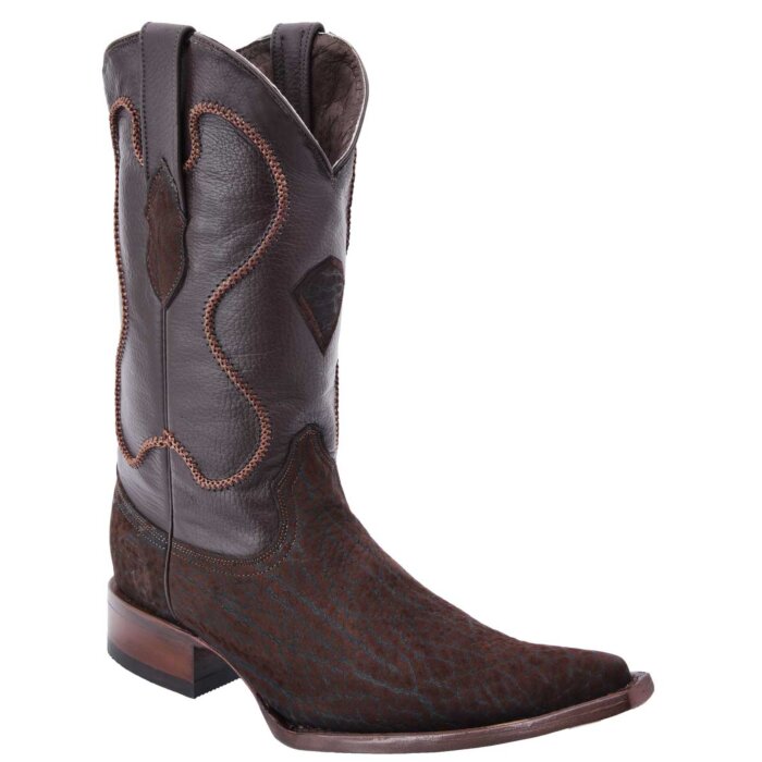 Men’s Cowboy Bull Neck  WD Boots 080 Brown