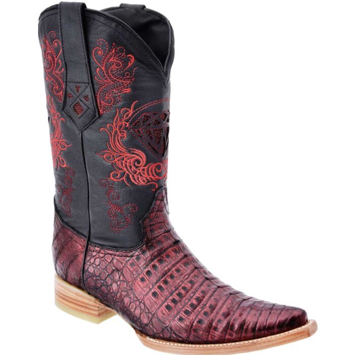 Botas Vaqueras Coco Belly Glaseada WD Boots 095 Rojo/Negro