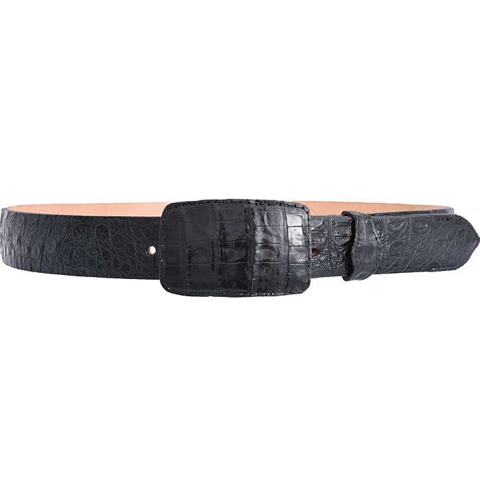 Cinto Vaquero Cocodrilo WD Boots 1265 Negro