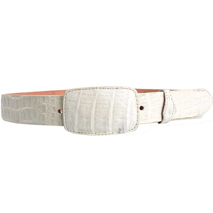 Cinto Vaquero Cocodrilo WD Boots 1268 Hueso