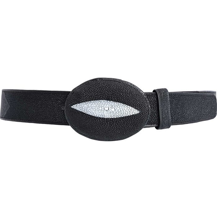 Cinto Vaquero Mantarraya Sencilla Negro WD 11-1448