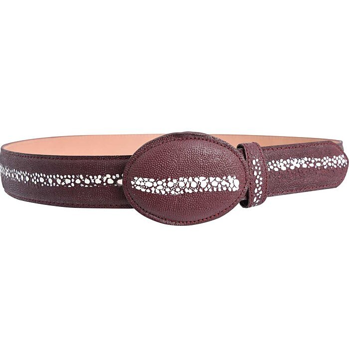 Cinto Vaquero Grabado Mantarraya WD Boots 1346 Vino