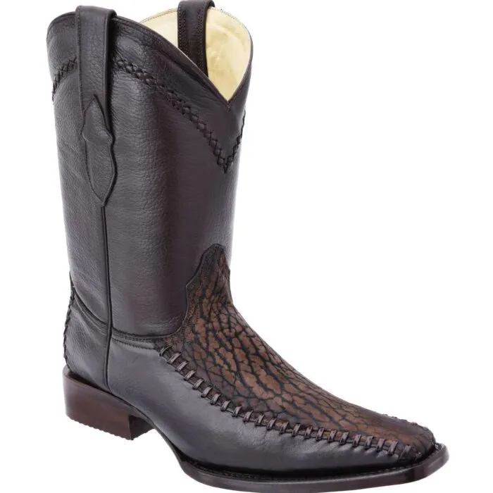 Botas Vaqueras Cuello De Toro WD Boots 197 Café