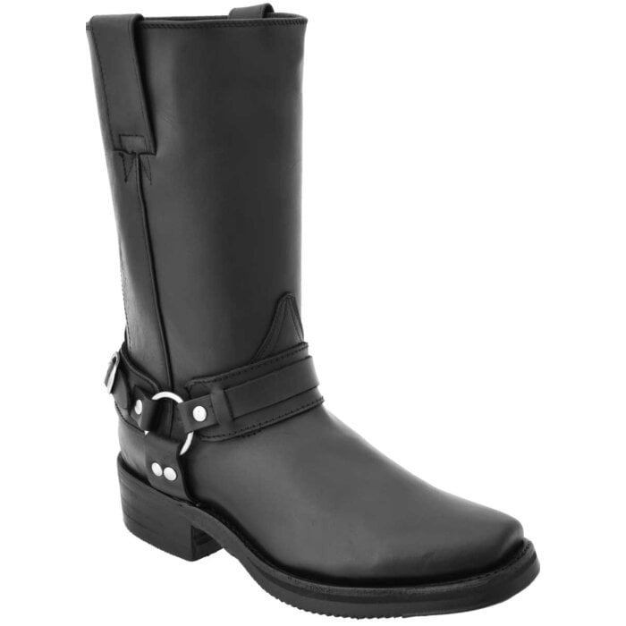 Botas Biker Negras Horma Trompa WD 11-172
