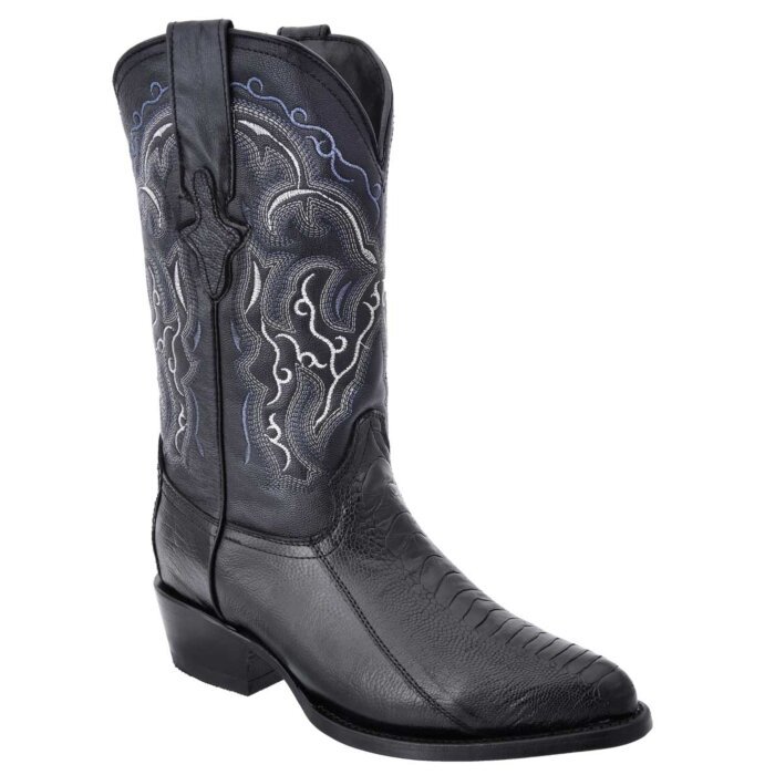 Botas Vaqueras Pata De Avestruz WD Boots 238 Negro