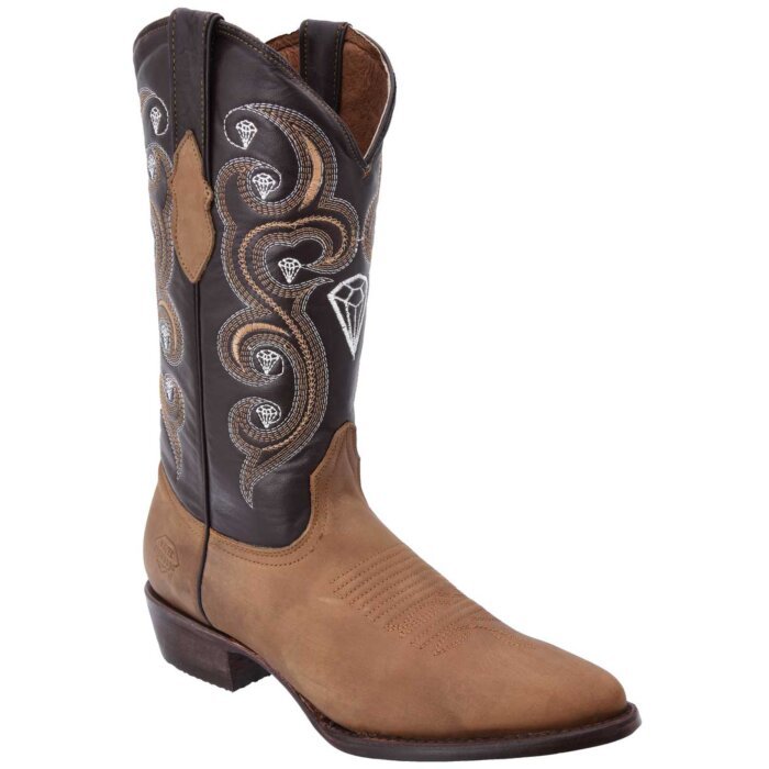 Botas Vaqueras Piel Crazy WD Boots 292 Café